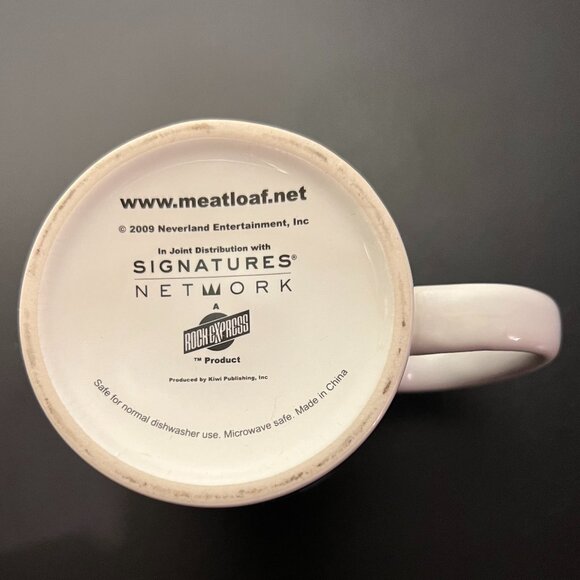 Meat Loaf BAT OUT OF HELL Logo Mug ~ Neverland Entertainment ~ Todd Rundgren - Picture 6 of 8